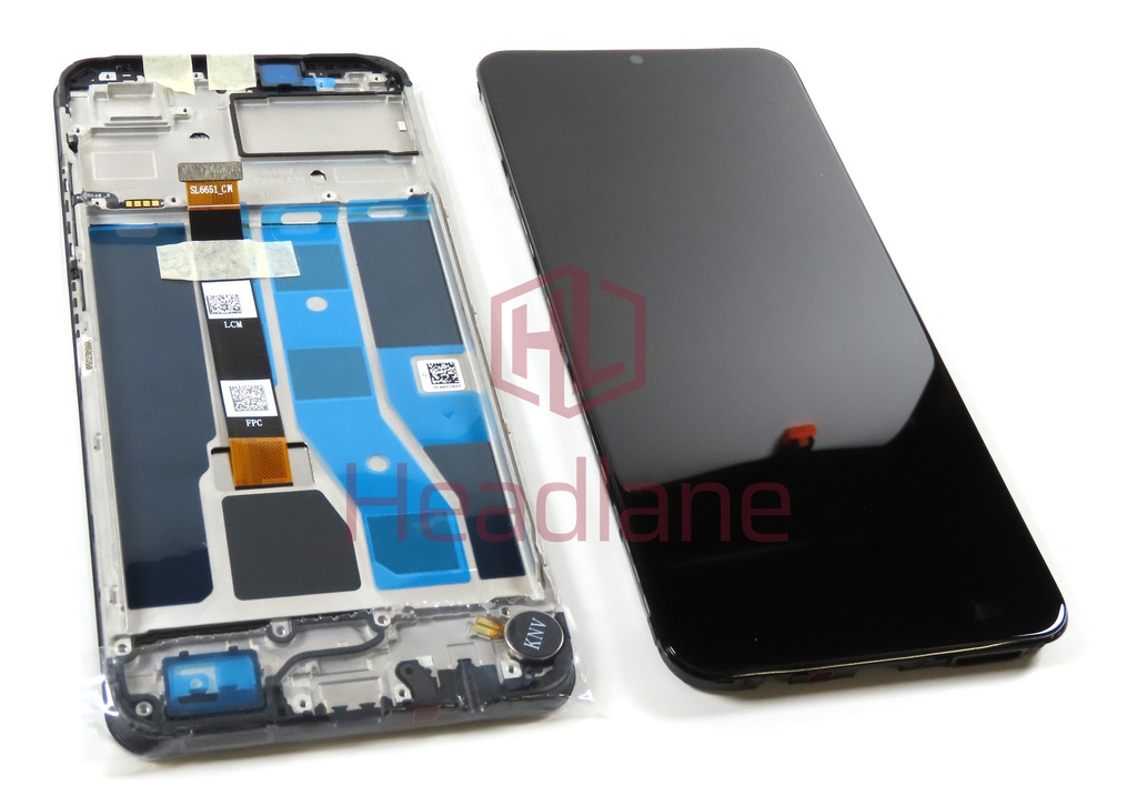 Realme RMX3760 C53 LCD Display / Screen + Touch - Black - 621029000039